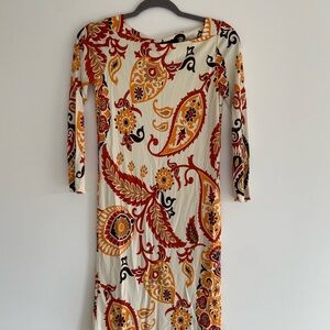 Gucci Elegant Paisley Print Dress xs
